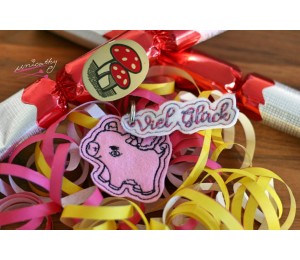 Stickdatei ITH - Glücksschwein Schwein Anhänger bis 2026